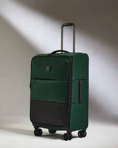 Antler Lightest Medium Luggage In  Green - Soft Stripe 2.0