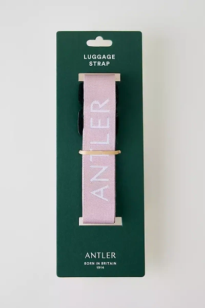 Antler Luggage Strap In Pink