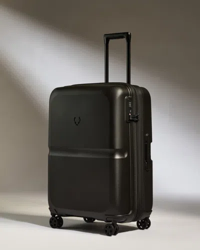 Antler Black Single Stripe Cabin Hard-shell Polycarbonate Suitcase 55cm