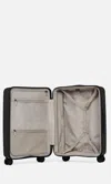 Antler Black Single Stripe Cabin Hard-shell Polycarbonate Suitcase 55cm In Black