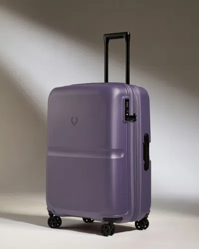 Antler Medium Luggage In Thistle Purple - Single Stripe In Black