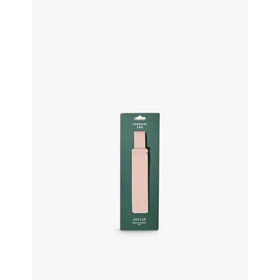 Antler Moorland Pink Brand-embossed Rubber Luggage Tag