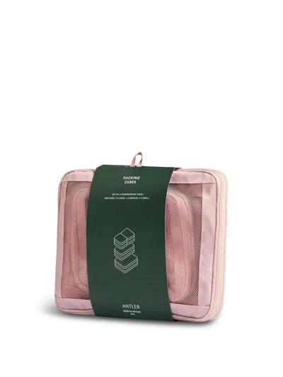 Antler Pink 4 Pack Chelsea Packing Cubes