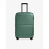 Antler Single Stripe Medium 4-wheel Expandable Suitcase 68cm Seagrass Green In Green