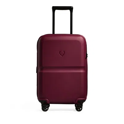 Antler Single Stripe Expandable Carry On Suitcase In Red