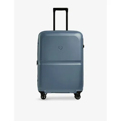 Antler Cove Blue Single Stripe Four-wheel Polypropylene Suitcase 68cm