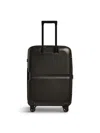 Antler Single Stripe Medium Suitcase In Black