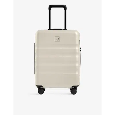 Antler Taupe Icon Stripe Shell Four-wheeled Cabin Suitcase 55cm