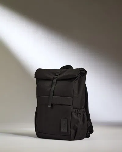 Antler Urban Core Rolltop Backpack In Black In Burgundy