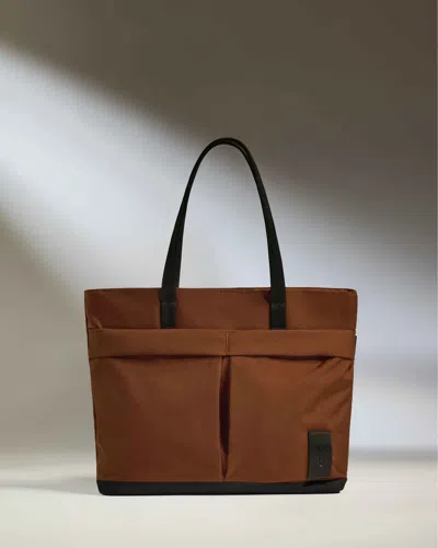 Antler Urban Core Tote Bag In Clay Brown In Orange