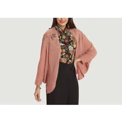 Antoine Et Lili Cape Cardigan In Pink