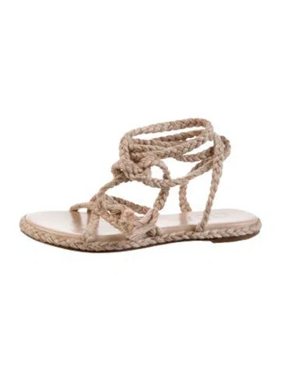 Pre-owned Antolina Leather Gladiator Sandals In Neutral