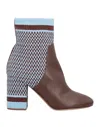 Antolina Paris Ankle Boots In Brown