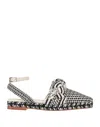 Antolina Paris Woman Espadrilles Black Size 6 Textile Fibers