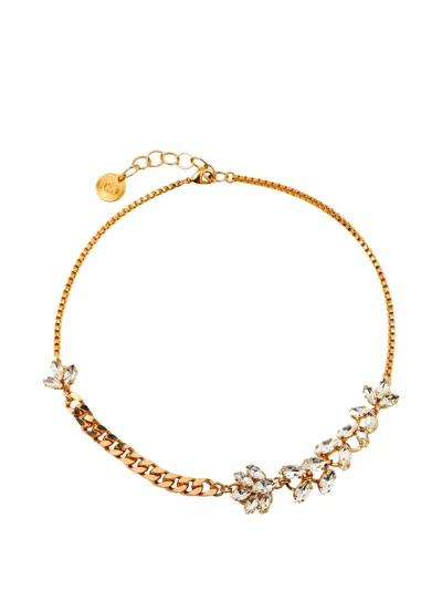 Anton Heunis Crystal-embellished Necklace In Gold