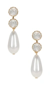 Anton Heunis Double Round Drop Earrings