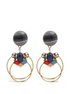 Anton Heunis Embellished Earrings In Multi