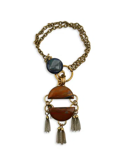 Anton Heunis Gemstone-embellished Necklace In Multi