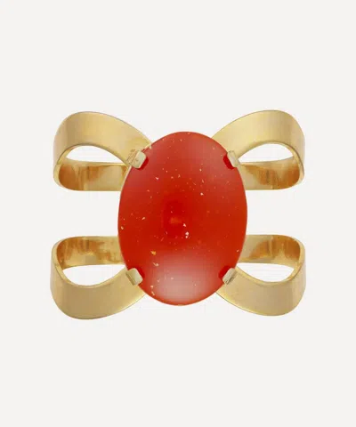 Anton Heunis Gold-plated Large Rounded Hinge Cuff Bracelet