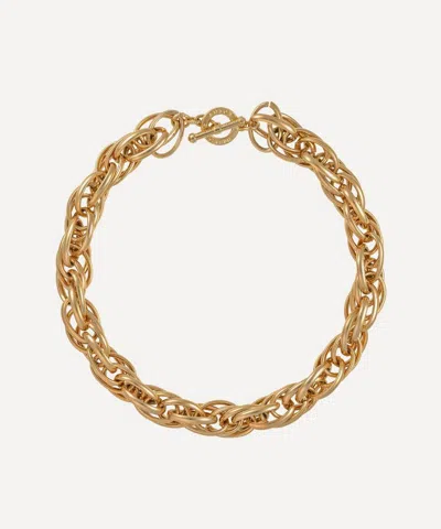 Anton Heunis Gold-plated Short Big Chain Necklace