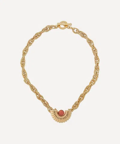 Anton Heunis Gold-plated Short Chain With Arch Gadrooned Necklace