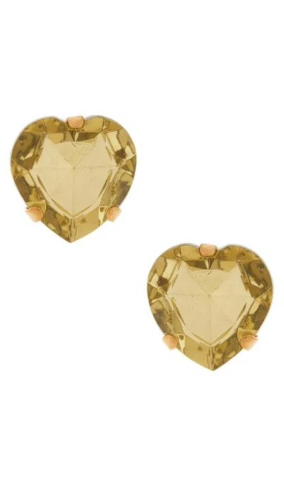 Anton Heunis Heart Post Earrings In Pattern