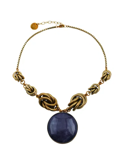 Anton Heunis Kemi Reversible Knotted Necklace In Gold