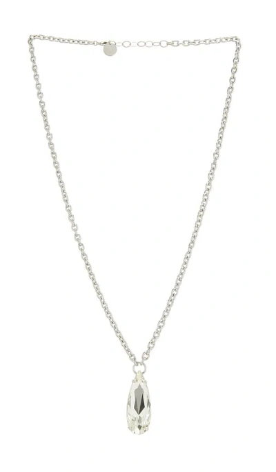 Anton Heunis Long Chain With Tear Pendant In Red