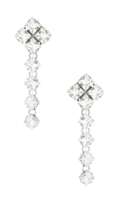 Anton Heunis Omega Clasp Cascade Pixel Earrings