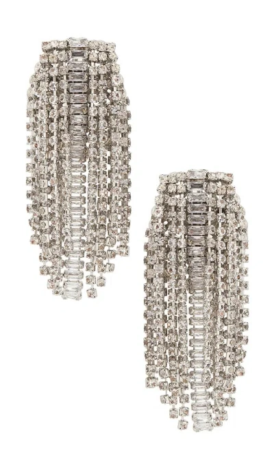 Anton Heunis Omega Clasp Chandelier Brooch Earrings In Neutral