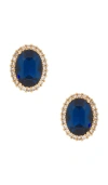 Anton Heunis Omega Clasp Oval Stud In Multi