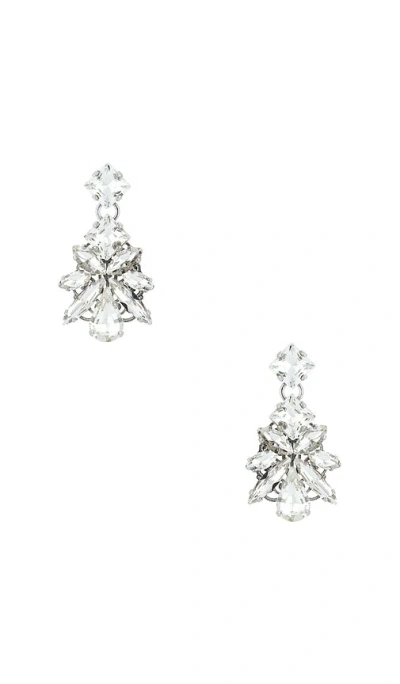 Anton Heunis Pixel Post With Leaves Pendant Earrings