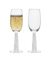 Anton Studio Designs Bjorn Champagne Flutes, Set Of 2 In White