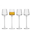 Anton Studio Designs Empire Clear Cordial Glasses, Set Of 4 In Clear