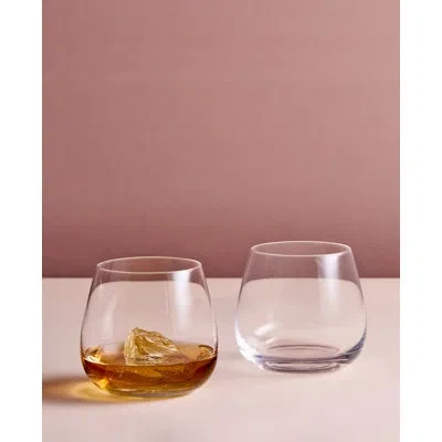 Anton Studio Designs Juno - Double Old Fashioned Tumblers - Clear