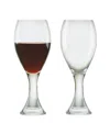 Anton Studio Designs Manhattan Red Wine Glasses, Set Of 2 In Clear