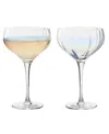 Anton Studio Designs Palazzo Champagne Coupes, Set Of 2 In Multicolor