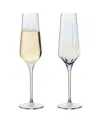 ANTON STUDIO DESIGNS PALAZZO CHAMPAGNE FLUTES, SET OF 2