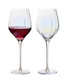 Anton Studio Designs Palazzo Wine Glasses, Set Of 2 In Multicolor