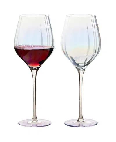 Anton Studio Designs Palazzo Wine Glasses, Set Of 2 In Multicolor