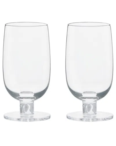 Anton Studio Designs Set Of 2 Björn Highball Tumblers In White