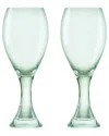Anton Studio Designs Set Of 2 Manhattan Red Wine Glasses