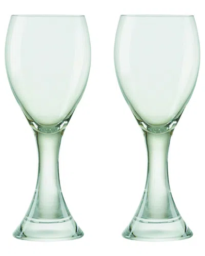 Anton Studio Designs Set Of 2 Manhattan White Wine Glasses