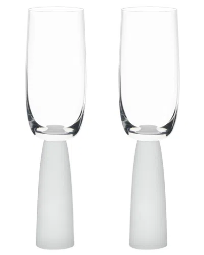 Anton Studio Designs Set Of 2 Oslo Champagne Flutes
