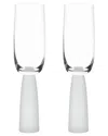 Anton Studio Designs Set Of 2 Oslo Champagne Flutes