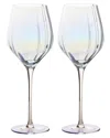 Anton Studio Designs Set Of 2 Palazzo Wine Glasses