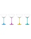 Anton Studio Designs Set Of 4 Gala Cocktail Glasses