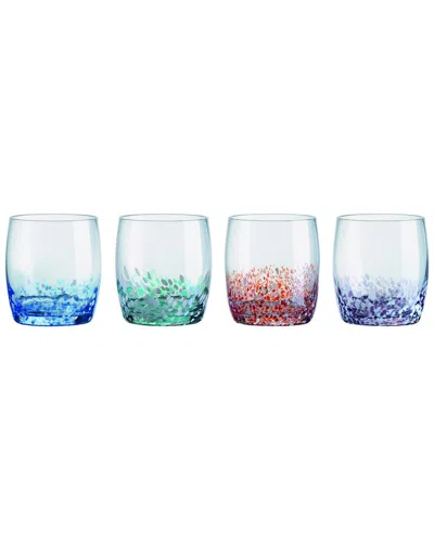 Anton Studio Designs Set Of 4 Speckle Dof Tumblers