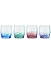 Anton Studio Designs Set Of 4 Speckle Dof Tumblers