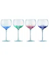 Anton Studio Designs Set Of 4 Speckle Gin Glasses